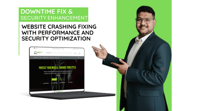 Website Downtime Fix, Performance and Security Enhancement